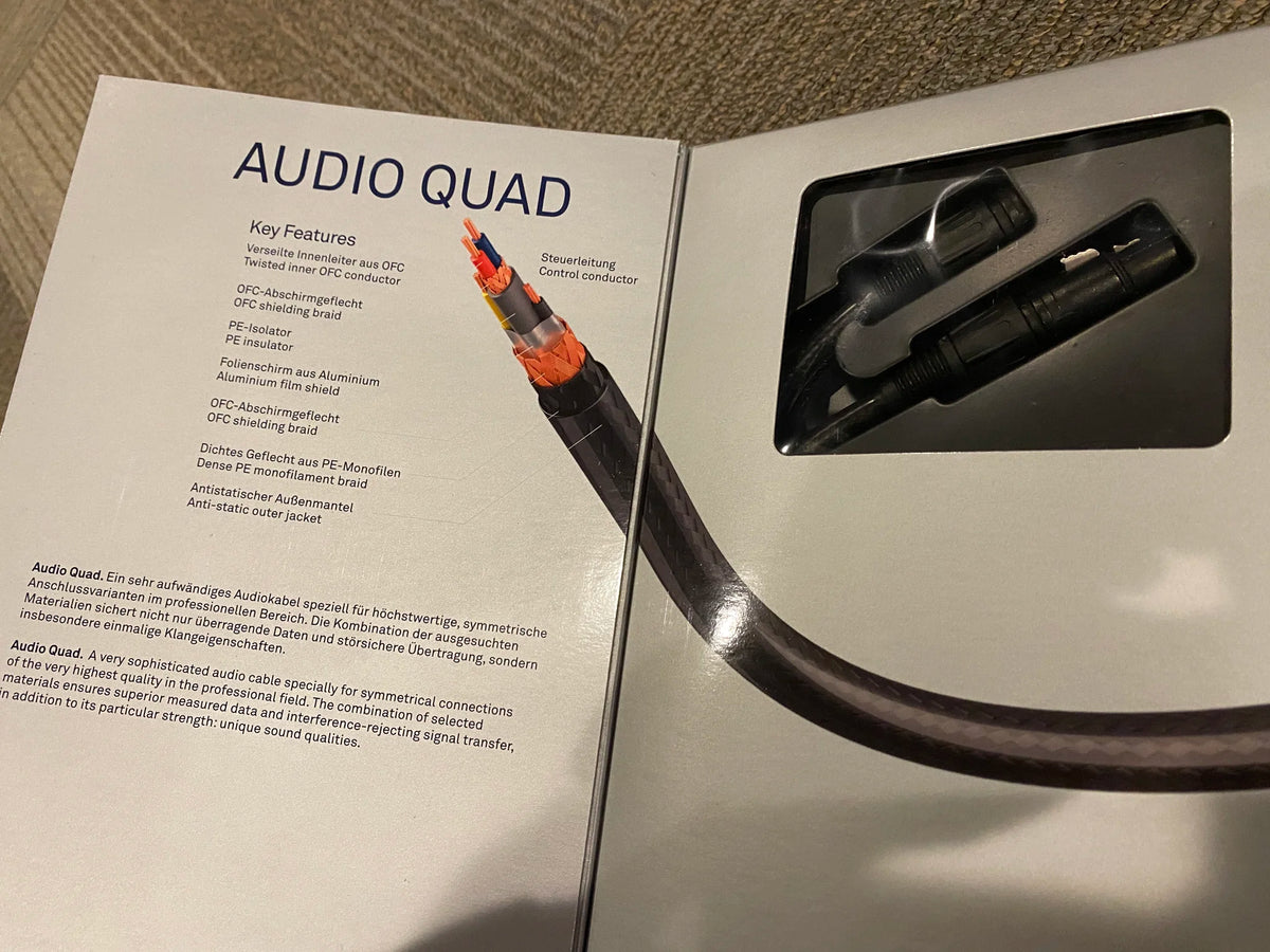 T+A, Audio QUAD Carbon Interconnects (Balanced XLR, 1.5M)