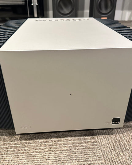 Block Audio SE Monoblock Amplifiers (Silver / Black)