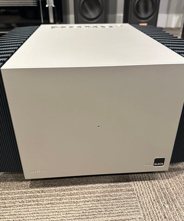 Block Audio SE Monoblock Amplifiers (Silver / Black)