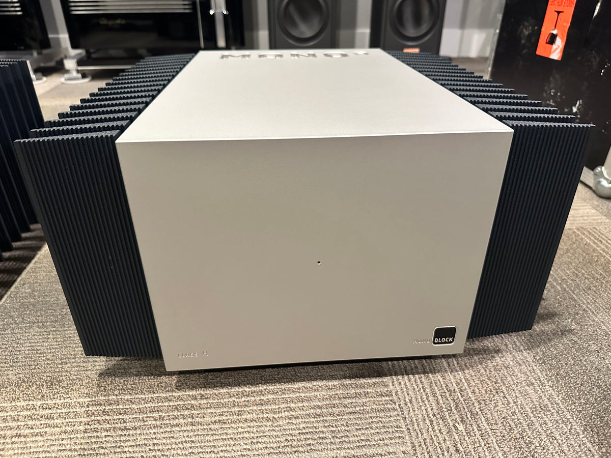 Block Audio SE Monoblock Amplifiers (Silver / Black)