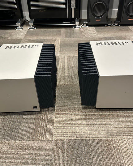Block Audio SE Monoblock Amplifiers (Silver / Black)