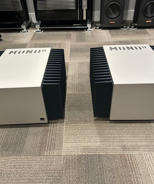 Block Audio SE Monoblock Amplifiers (Silver / Black)