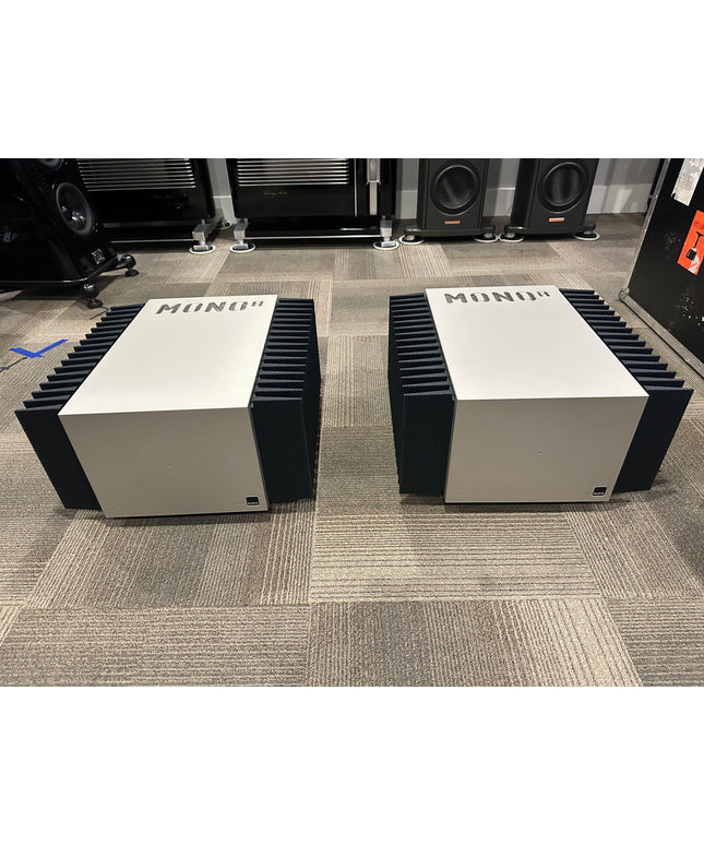 Block Audio SE Monoblock Amplifiers (Silver / Black)