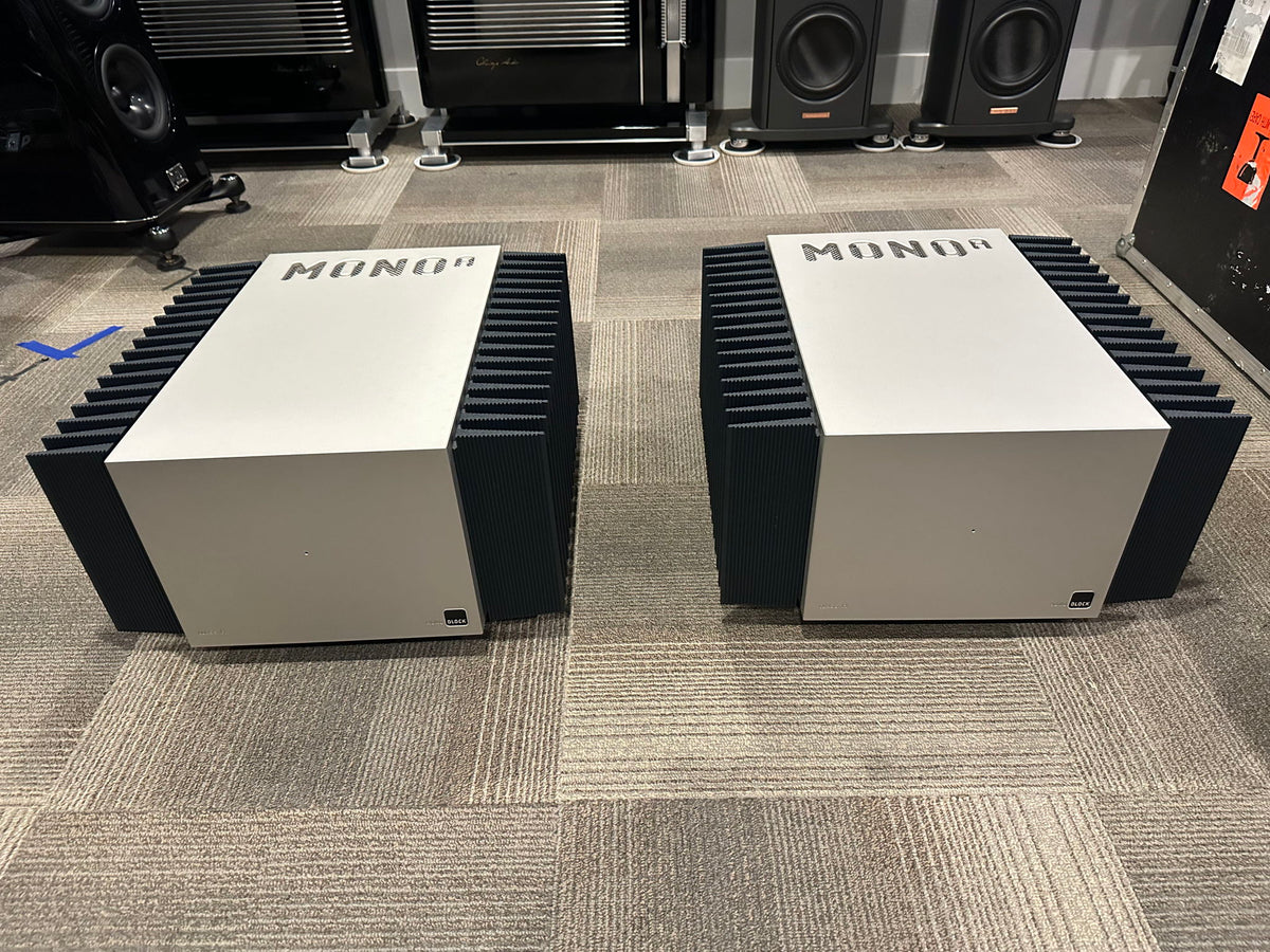 Block Audio SE Monoblock Amplifiers (Silver / Black)