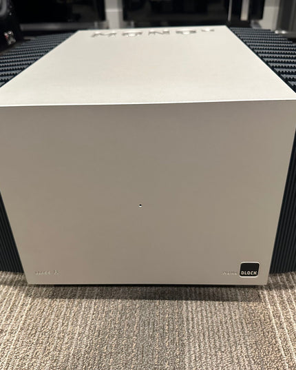 Block Audio SE Monoblock Amplifiers (Silver / Black)