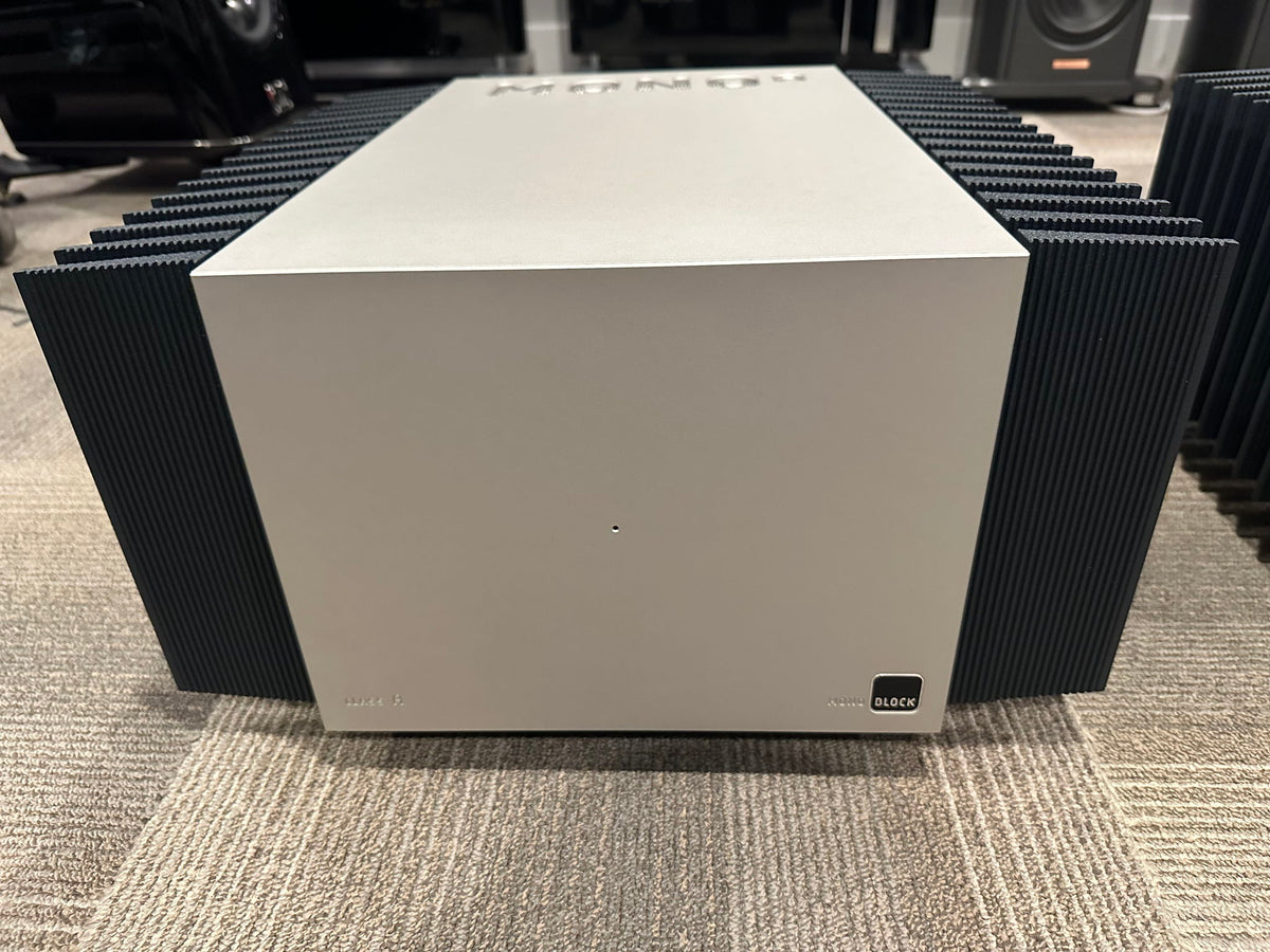 Block Audio SE Monoblock Amplifiers (Silver / Black)