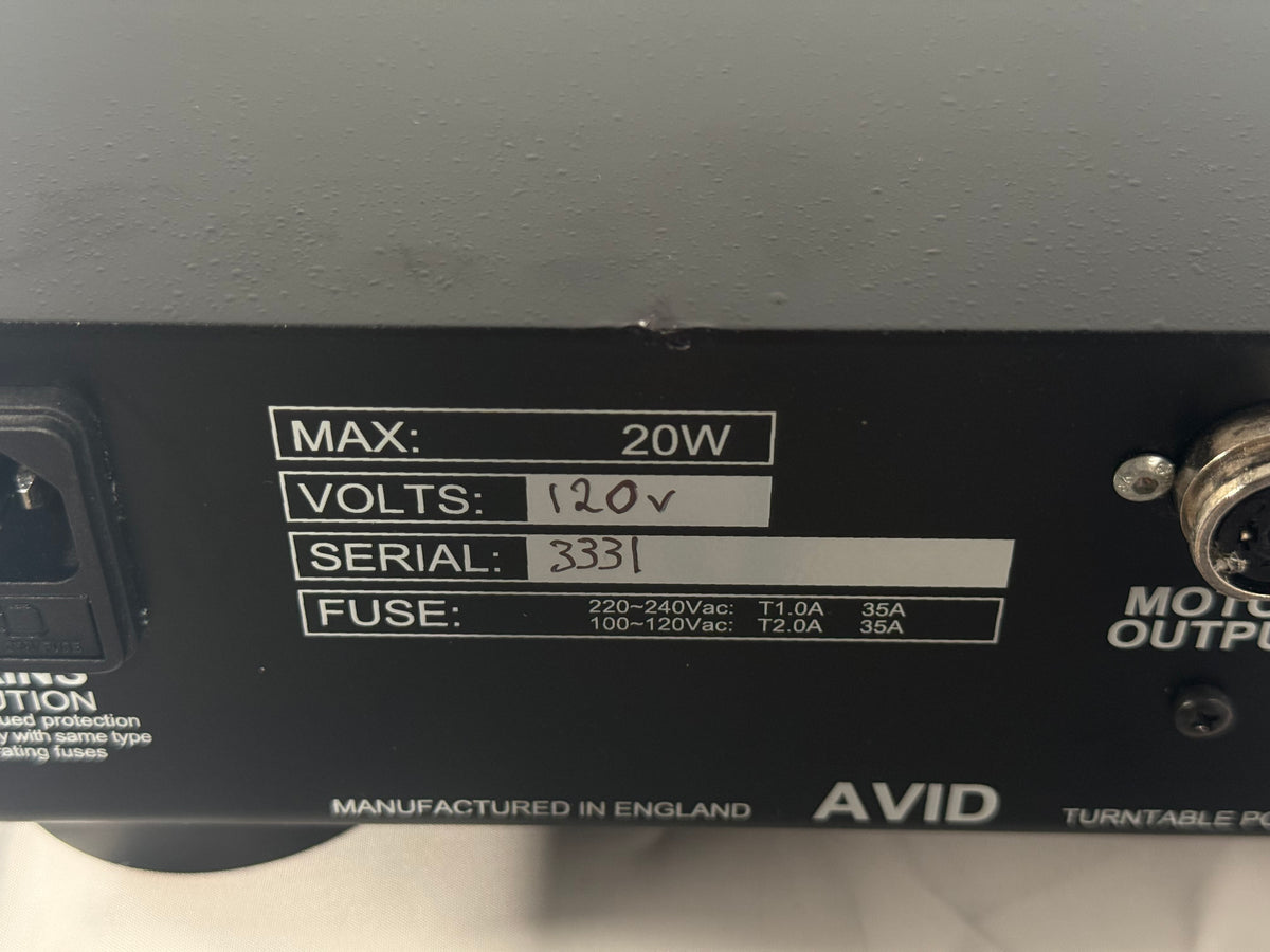 Avid Volvere Turnable