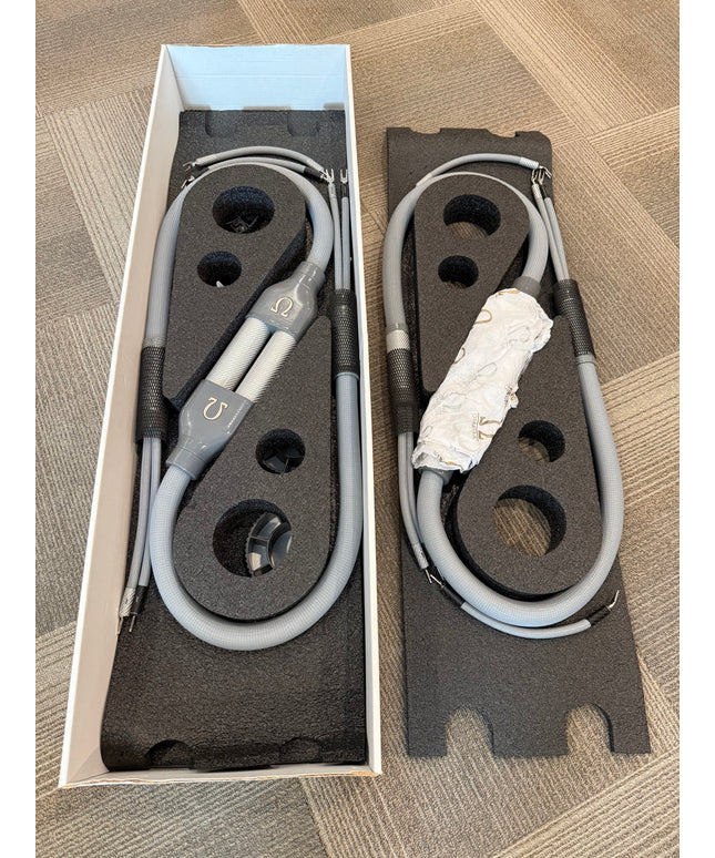 Shunyata Omega Speaker Cables 2.M With Platinum Connectors