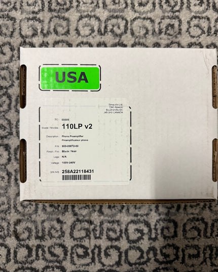 MOON by SIMAUDIO 110LP V2 Phono Preamplifier