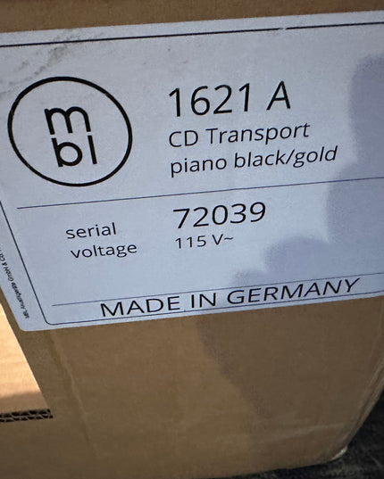 MBL 1621 A CD Transport (Black/Gold)