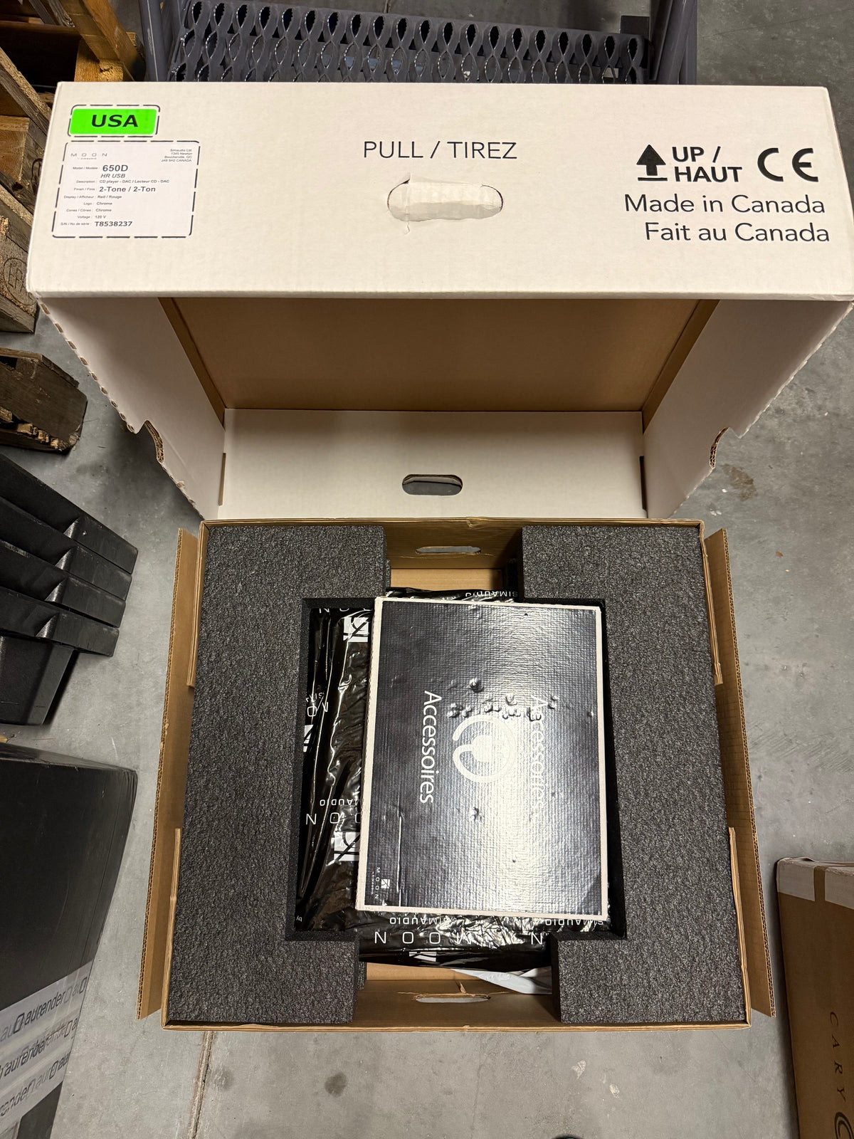 SIMAUDIO MOON 650D DAC/CD PLAYER