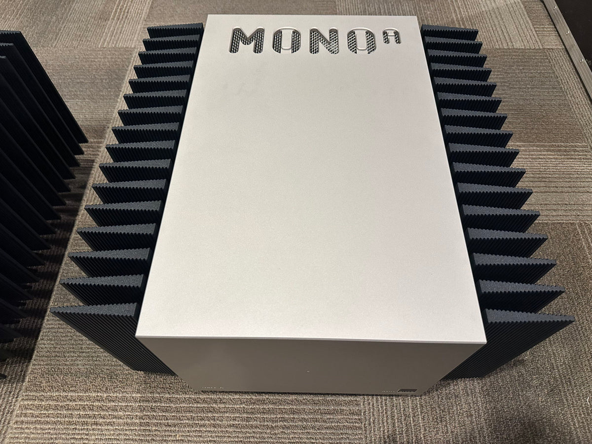 Block Audio SE Monoblock Amplifiers (Silver / Black)