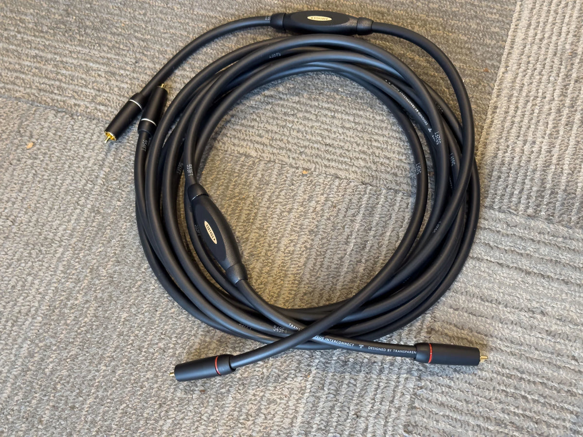 Transparent Audio - Plus RCA Gen 6 Interconnects (10ft Pair)