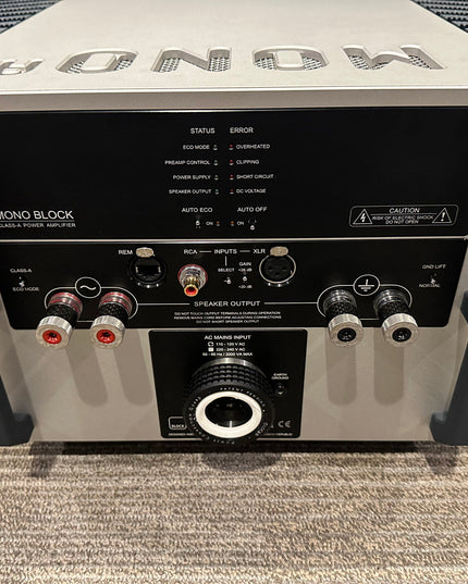 Block Audio SE Monoblock Amplifiers (Silver / Black)